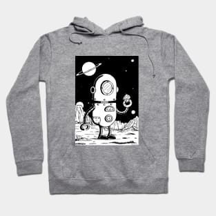 Space Cup Cake Bot Hoodie